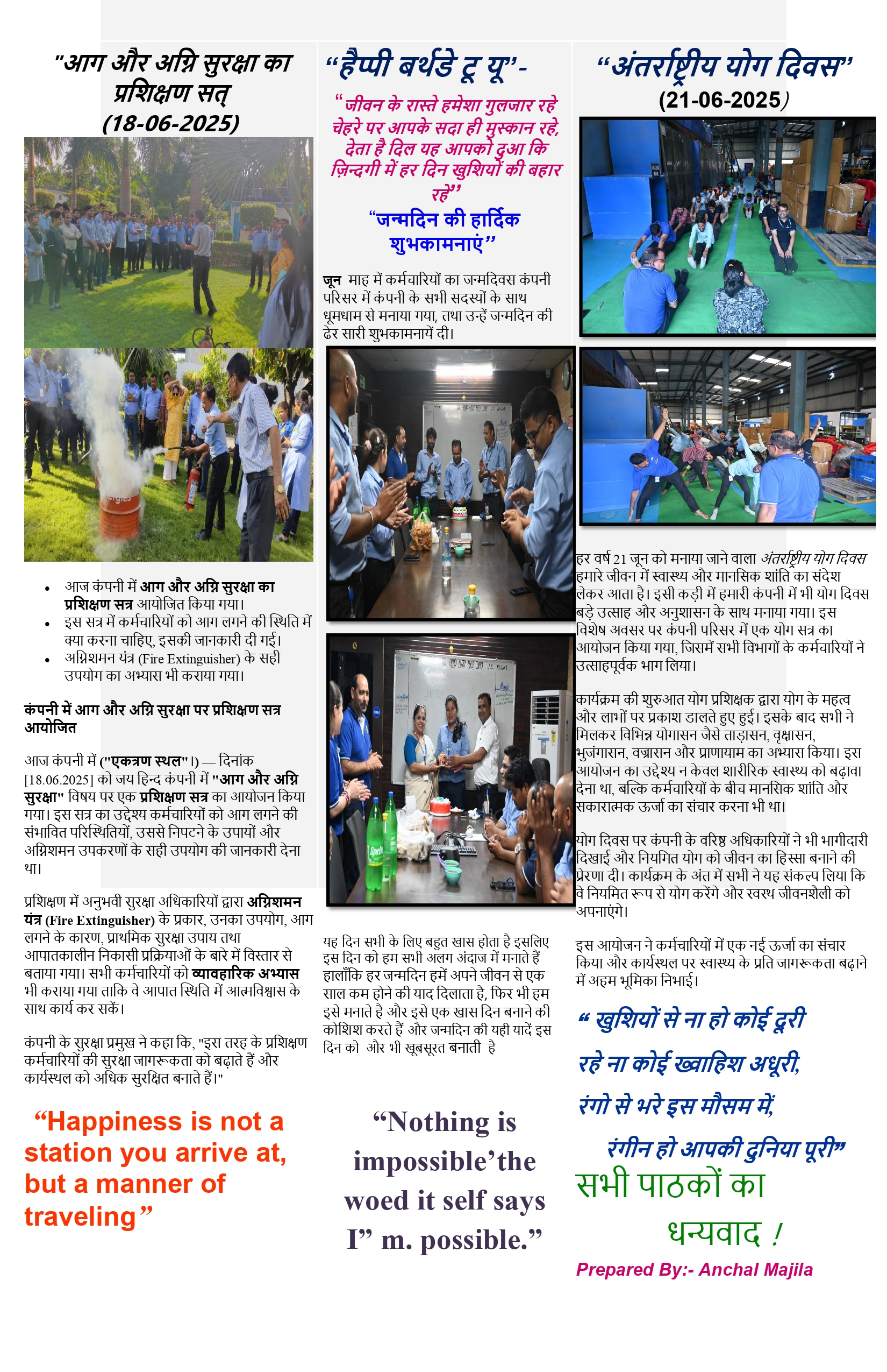 News Paper June Page 2